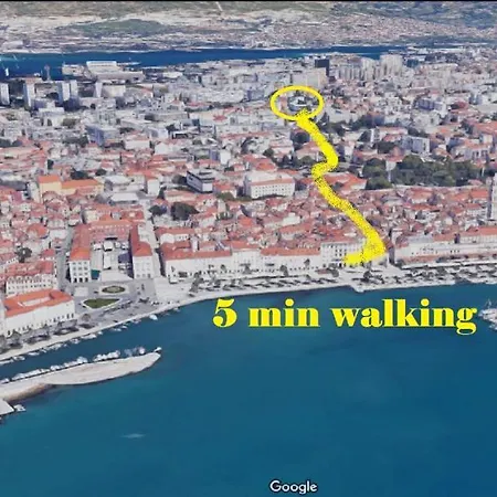 Split Central Apartment,Free Private Parking Apartamento
